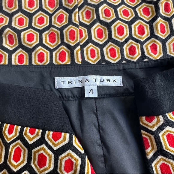 Trina Turk Geometric Skirt | Size 4 - Picture 4 of 5